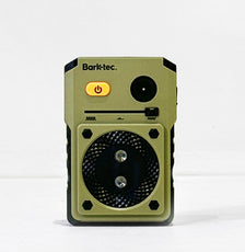 Outdoor/Indoor Ultrasonic Anti-Barking Device with a sleek, weather-resistant design, suitable for reducing barking indoors and outdoors