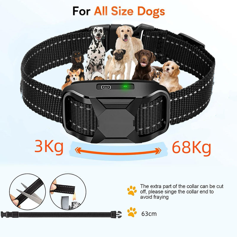 Remote Dog Training Collar - Barktec No-Shock with Beep and Ultra-Strong Vibration Boost