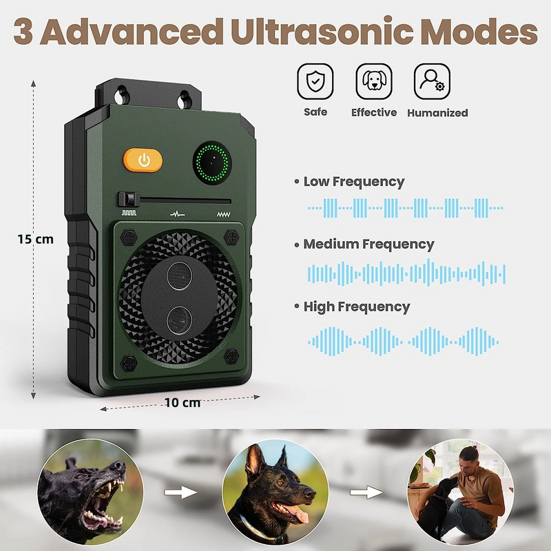 Ultrasonic Dog Barking Device - Barktec Ultimate Outdoor Silencer