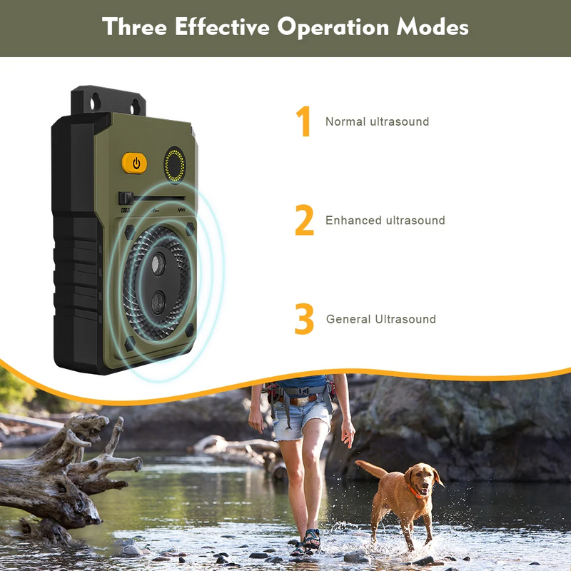 Ultrasonic Dog Barking Device - Barktec Ultimate Outdoor Silencer